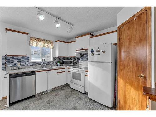 31 Martin Crossing Rise Ne, Calgary, AB - Indoor Photo Showing Kitchen With Double Sink