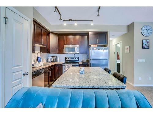 713 Auburn Bay Square Se, Calgary, AB - Indoor Photo Showing Kitchen With Stainless Steel Kitchen