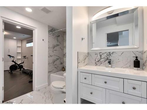 702 Fairways Drive, Vulcan, AB - Indoor Photo Showing Bathroom