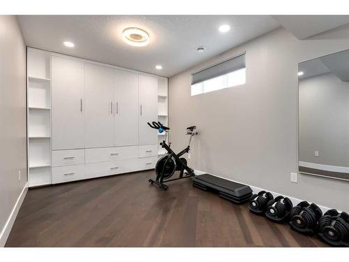 702 Fairways Drive, Vulcan, AB - Indoor Photo Showing Gym Room