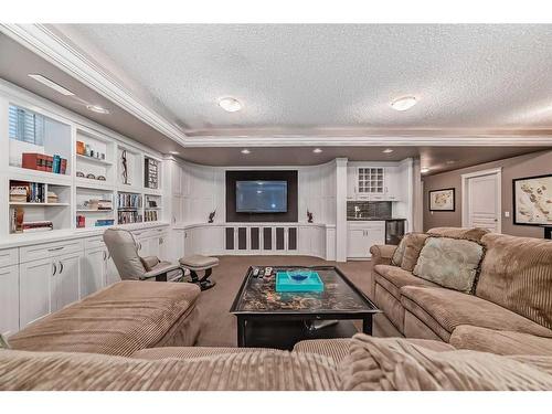 12 Majestic Gate, Rural Rocky View County, AB - Indoor Photo Showing Living Room