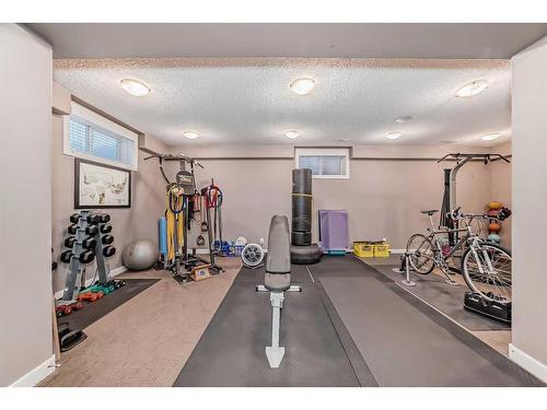 12 Majestic Gate, Rural Rocky View County, AB - Indoor Photo Showing Gym Room