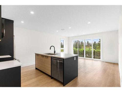 476 West Chestemere Drive, Chestermere, AB - Indoor Photo Showing Kitchen With Double Sink