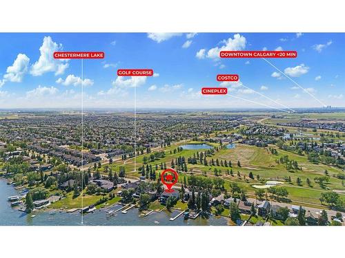 476 West Chestemere Drive, Chestermere, AB - Outdoor With View