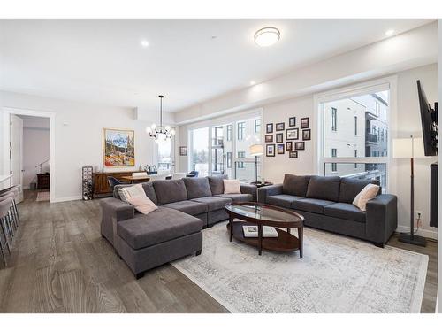 202-235 Lebel Crescent Nw, Calgary, AB - Indoor Photo Showing Living Room