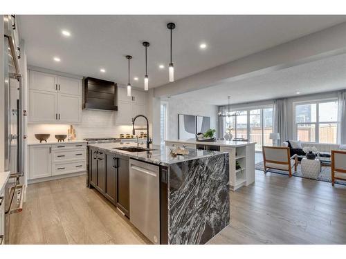 320 Legacy Circle Se, Calgary, AB - Indoor Photo Showing Kitchen With Stainless Steel Kitchen With Upgraded Kitchen