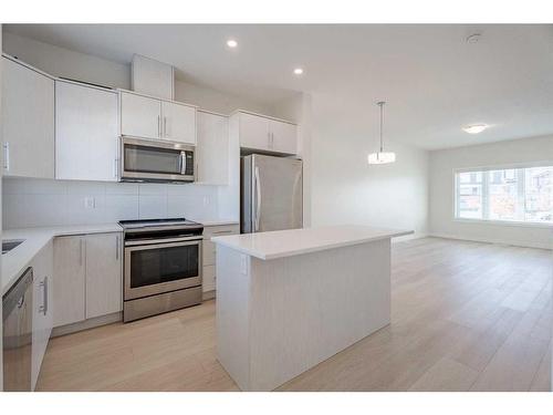 80 Cornerbrook Gate Ne, Calgary, AB - Indoor Photo Showing Kitchen With Stainless Steel Kitchen With Upgraded Kitchen