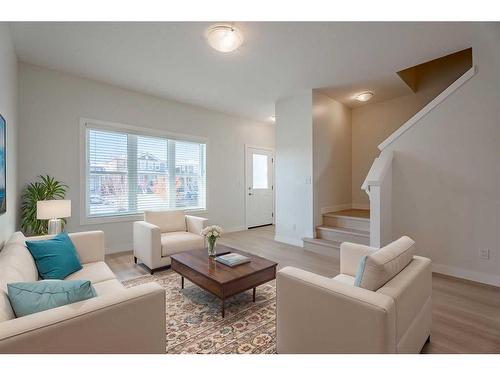 80 Cornerbrook Gate Ne, Calgary, AB - Indoor Photo Showing Living Room