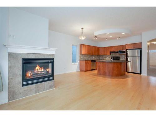 201-824 10 Street Nw, Calgary, AB - Indoor With Fireplace