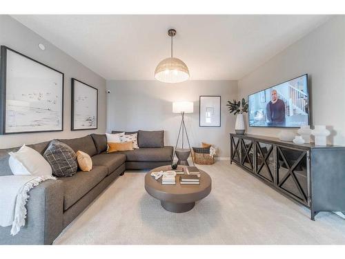 429 Cranbrook Gardens Se, Calgary, AB - Indoor Photo Showing Living Room