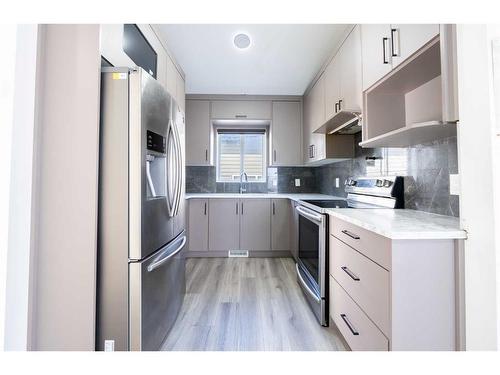 176 Martinvalley Crescent Ne, Calgary, AB - Indoor Photo Showing Kitchen With Double Sink