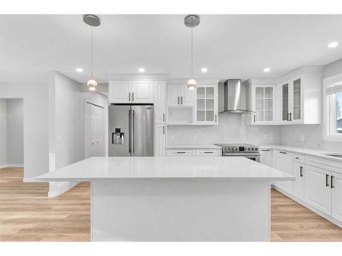 263 Penbrooke Way Se, Calgary, AB - Indoor Photo Showing Kitchen With Upgraded Kitchen