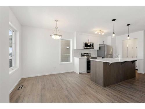 1837 Carrington Boulevard Nw, Calgary, AB - Indoor Photo Showing Kitchen With Upgraded Kitchen