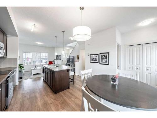 587 Mahogany Boulevard Se, Calgary, AB - Indoor Photo Showing Kitchen With Upgraded Kitchen