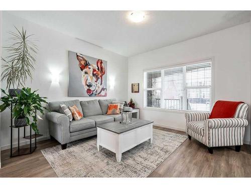 587 Mahogany Boulevard Se, Calgary, AB - Indoor Photo Showing Living Room