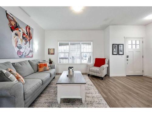 587 Mahogany Boulevard Se, Calgary, AB - Indoor Photo Showing Living Room