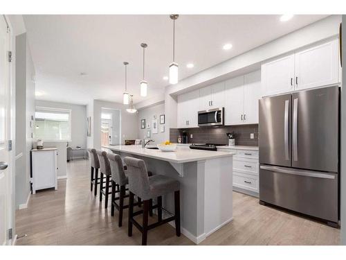 786 Walden Drive Se, Calgary, AB - Indoor Photo Showing Kitchen With Stainless Steel Kitchen With Upgraded Kitchen