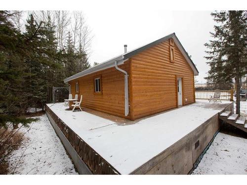 53417 Range Rd 100, Wildwood, AB - Outdoor With Deck Patio Veranda With Exterior