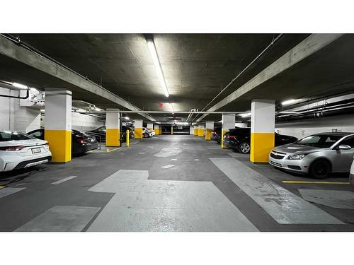 102-99 Spruce Place Sw, Calgary, AB - Indoor Photo Showing Garage