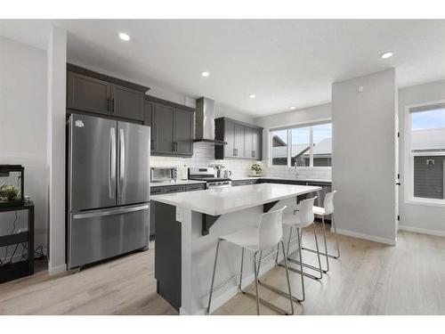 247 Union Avenue Se, Calgary, AB - Indoor Photo Showing Kitchen With Stainless Steel Kitchen With Upgraded Kitchen