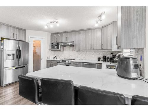 291 Taracove Estate Drive Ne, Calgary, AB - Indoor Photo Showing Kitchen With Double Sink With Upgraded Kitchen