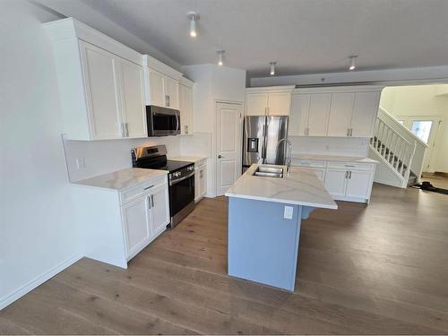 20 Cranridge Crescent Se, Calgary, AB - Indoor Photo Showing Kitchen With Stainless Steel Kitchen With Double Sink With Upgraded Kitchen