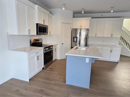 20 Cranridge Crescent Se, Calgary, AB - Indoor Photo Showing Kitchen With Stainless Steel Kitchen With Upgraded Kitchen