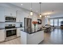 1261 Legacy Circle Se, Calgary, AB  - Indoor Photo Showing Kitchen With Stainless Steel Kitchen With Upgraded Kitchen 