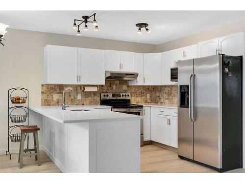 208 Mt Selkirk Close Se, Calgary, AB - Indoor Photo Showing Kitchen With Stainless Steel Kitchen With Upgraded Kitchen