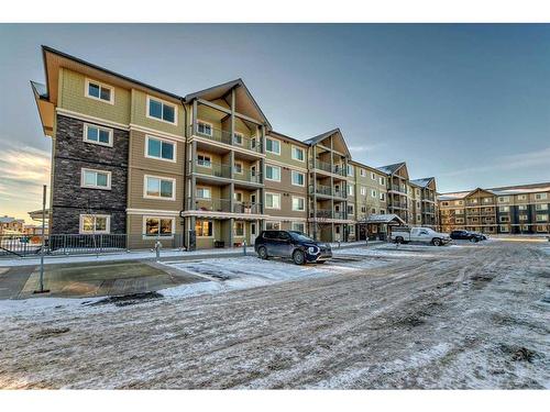 1310-181 Skyview Ranch Manor, Calgary, AB - Outdoor With Balcony With Facade