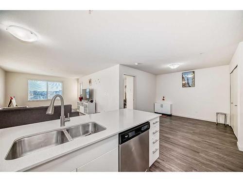 1310-181 Skyview Ranch Manor, Calgary, AB - Indoor Photo Showing Kitchen With Double Sink