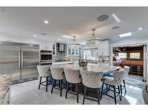 243 East Chestermere Drive, Chestermere, AB - Indoor Photo Showing Dining Room