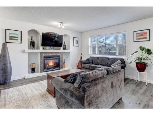 42 Royal Birch Terrace Nw, Calgary, AB - Indoor Photo Showing Living Room With Fireplace