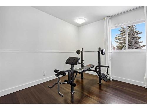 455 Cedarpark Drive Sw, Calgary, AB - Indoor Photo Showing Gym Room