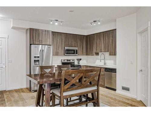 4417-99 Copperstone Park Se, Calgary, AB - Indoor Photo Showing Kitchen With Stainless Steel Kitchen