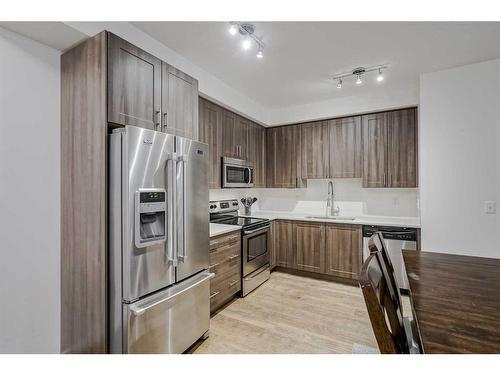 4417-99 Copperstone Park Se, Calgary, AB - Indoor Photo Showing Kitchen With Stainless Steel Kitchen