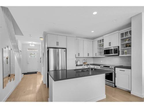 16 Cornerbrook Way Ne, Calgary, AB - Indoor Photo Showing Kitchen With Stainless Steel Kitchen