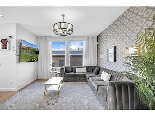 16 Cornerbrook Way Ne, Calgary, AB - Indoor Photo Showing Living Room