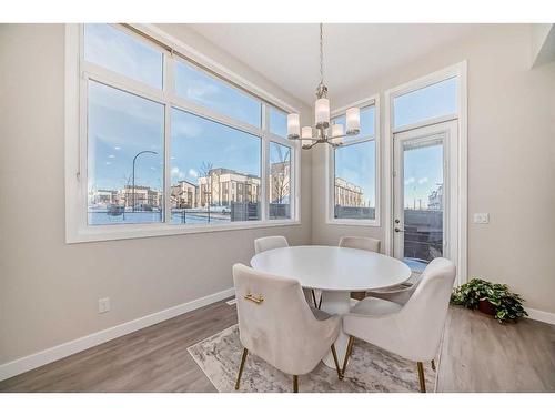 158 Seton Gardens Se, Calgary, AB - Indoor Photo Showing Dining Room