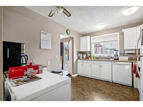 3704 39 Street Ne, Calgary, AB - Indoor Photo Showing Kitchen With Double Sink