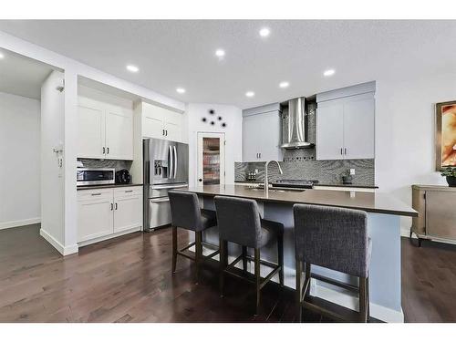 435 Nolan Hill Drive Nw, Calgary, AB - Indoor Photo Showing Kitchen With Stainless Steel Kitchen With Upgraded Kitchen