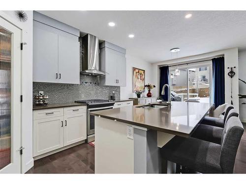 435 Nolan Hill Drive Nw, Calgary, AB - Indoor Photo Showing Kitchen With Upgraded Kitchen