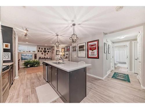 501 Cranford Mews Se, Calgary, AB - Indoor Photo Showing Kitchen With Double Sink