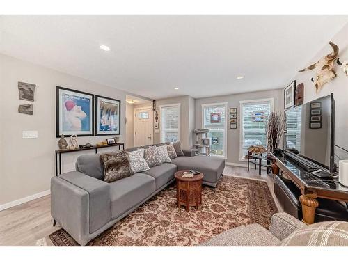 501 Cranford Mews Se, Calgary, AB - Indoor Photo Showing Living Room