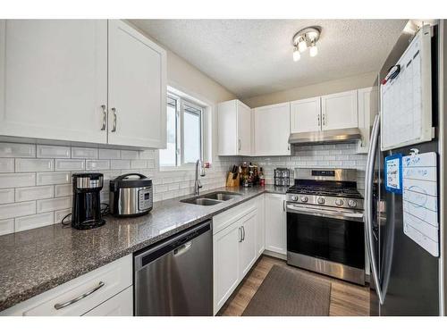 54 Shawbrooke Court Sw, Calgary, AB - Indoor Photo Showing Kitchen With Stainless Steel Kitchen With Double Sink With Upgraded Kitchen