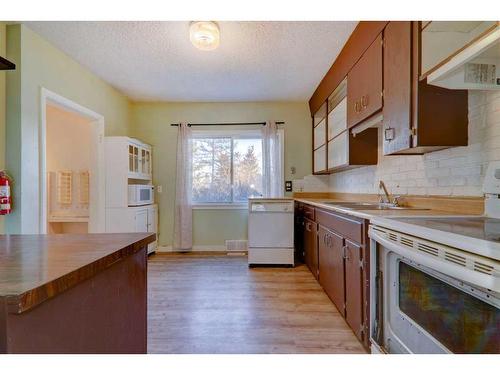 824 9A Street Ne, Calgary, AB - Indoor Photo Showing Kitchen With Double Sink