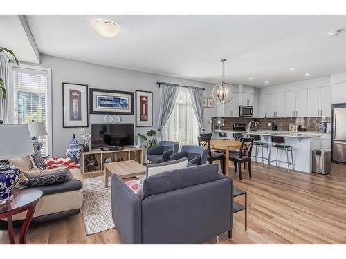 504 Sage Meadows Gardens Nw, Calgary, AB - Indoor Photo Showing Living Room