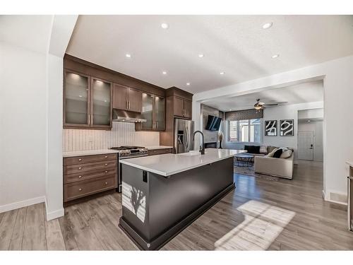 203 Carrington Circle Nw, Calgary, AB - Indoor Photo Showing Kitchen With Upgraded Kitchen