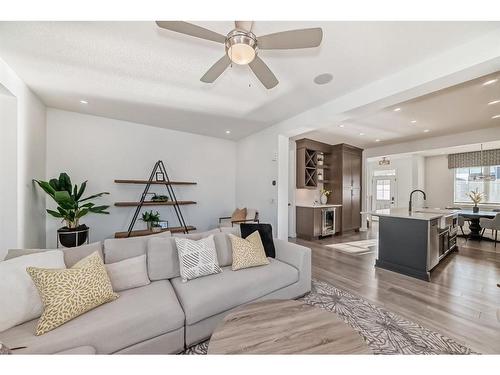 203 Carrington Circle Nw, Calgary, AB - Indoor Photo Showing Living Room