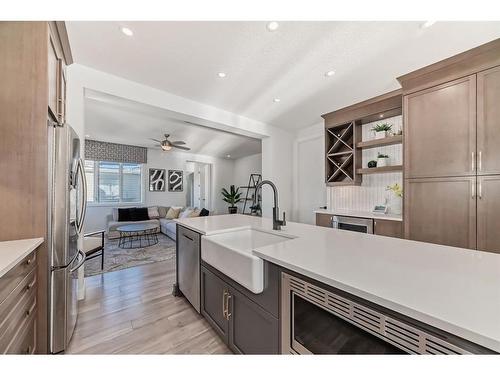 203 Carrington Circle Nw, Calgary, AB - Indoor Photo Showing Kitchen With Upgraded Kitchen